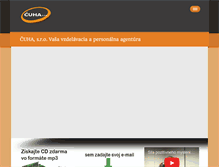 Tablet Screenshot of cuha.sk